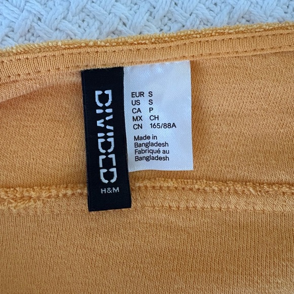 HM Terrycloth Orange Halter Dress - Picture 5 of 6